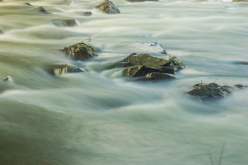 Small river in the autumn season