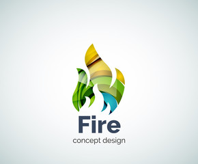 Fire logo template