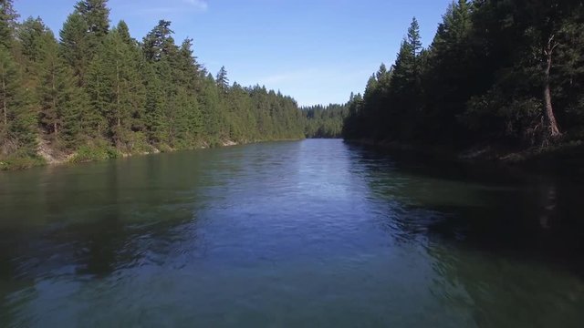 Low Aerial Action Shot of Fishing Boat Perspective Going Under Bridge on Fore