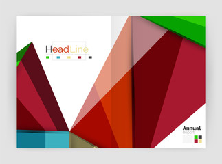 Obraz premium Low poly annual report