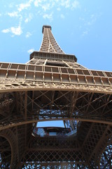 The Eiffel Tower in Paris, capital and the most populous city of France
