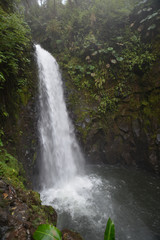 Obraz premium Waterfall cascading into the Peace River.