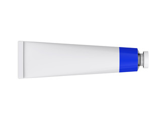 Tube on a white background, 3D rendering