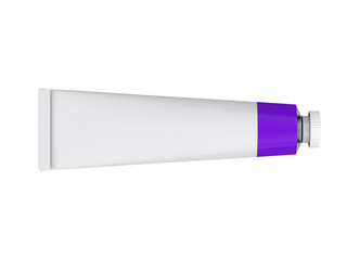 Tube on a white background, 3D rendering