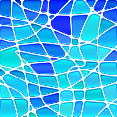 abstract vector stained-glass mosaic background