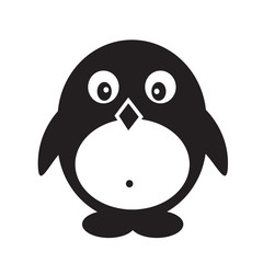 Pinguin icon illustration design