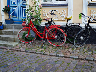 Fototapeta na wymiar Vintage Classical Bicycle