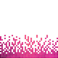 abstract vector square pixel mosaic background