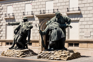 Denkmal in Budapaest