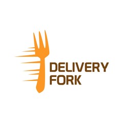  flying reactive fork logo template