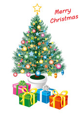 albero buon natale auguri