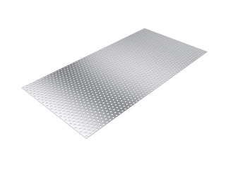 perforated sheet, 3D rendering
