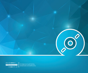 Abstract creative concept vector background. For web and mobile applications, illustration template design, business infographic, brochure, banner, presentation, poster, cover, booklet, document