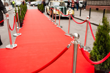 Red Carpet -  is traditionally used to mark the route taken by heads of state on ceremonial and...