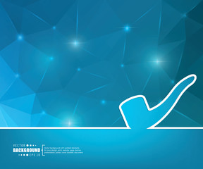 Abstract creative concept vector background. For web and mobile applications, illustration template design, business infographic, brochure, banner, presentation, poster, cover, booklet, document