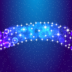 Stars and night sky. Vector eps10 illustration.