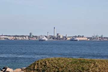 Fototapeta na wymiar Der Öresund in Dänemark