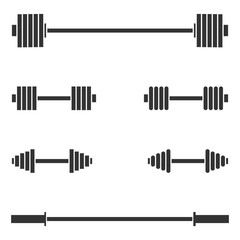 A set of sports equipment, vector illustration.