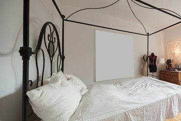 Interior, lovely bedroom