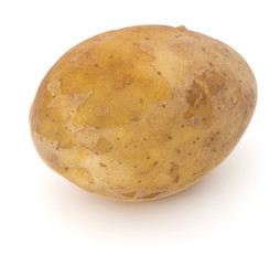 new potato tuber isolated on white background cutout