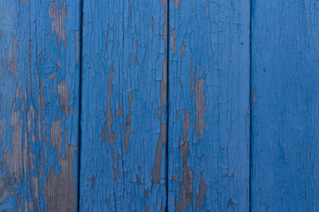 Fototapeta premium Old blue boards background