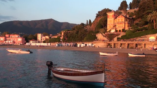 Lungomare di Levanto, Liguria Italia