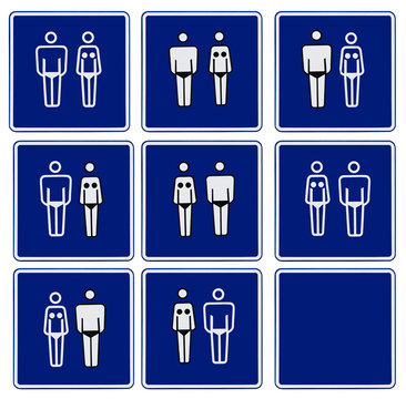 Road signs &ndash; Couples variety