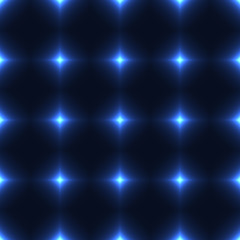 Blue net made from shining cross -seamless pattern
