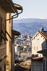 Palazzo di giustizia di Firenze visto da lontano