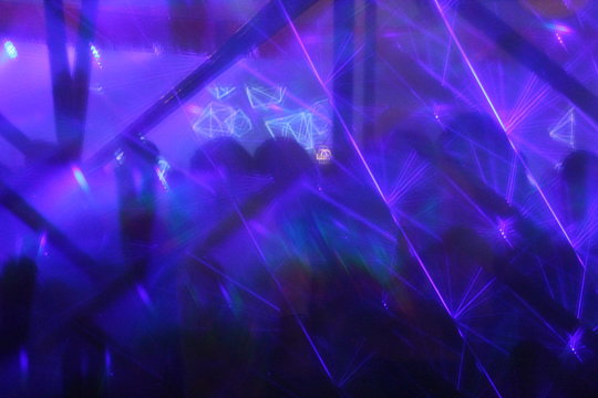 disco lights purple synthwave abstract lights nightclub dance party background stock, photo, photograph, image, picture, 