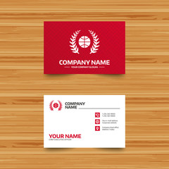 Basketball sign icon. Sport symbol. © blankstock