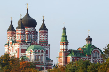 Fototapeta na wymiar St. Panteleimon Cathedral, Kyiv, Ukraine