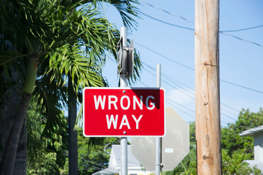 wrong way