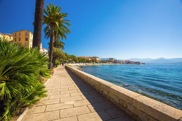 Ajaccio old city center, Corsica, France, Europe