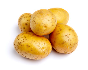 potato isolated on white background