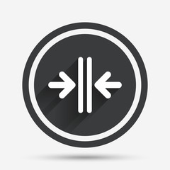 Fototapeta premium Close the door sign icon. Control in the elevator.