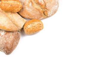 Composition with bread