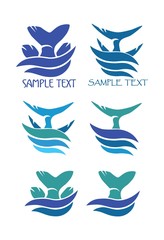 Obraz premium logo fish