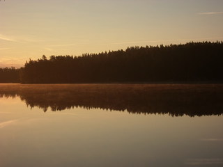 Obraz na płótnie Canvas Stora Trehörnigen Lake, Tiveden National Park