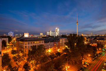 View over Berlin Alexanderplatz