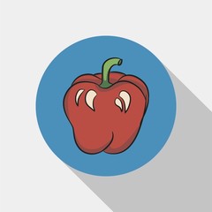 pepper icon vector