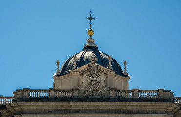Royal Palace of Madrid, View from the Sabatini Gardens, Spain