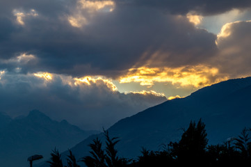 foot with bandage foot injury