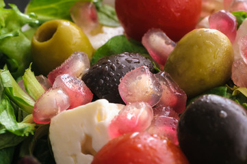 vegetarian food is salad