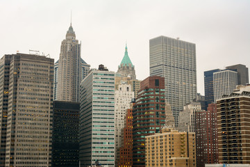 Fototapeta na wymiar View of some skyscraper of New York City