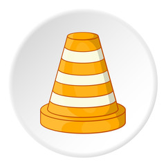 Road repair sign icon. Cartoon illustration of road repair sign vector icon for web