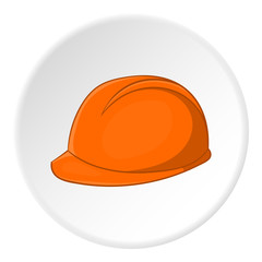 Construction helmet icon. Cartoon illustration of construction helmet vector icon for web