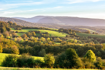 Obraz premium countryside at irati forest in navarre, spain