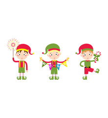 Elf helper vector illustration