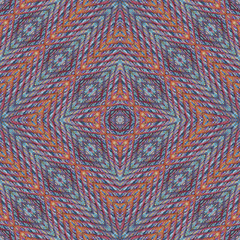 Cotton colorful background, backdrop for scrapbook, top view. Seamless pattern kaleidoscope montage